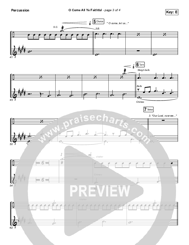 O Come All Ye Faithful Percussion (Red Rocks Worship)