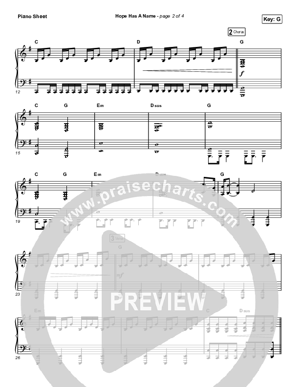 Hope Has A Name (Choral Anthem SATB) Piano Sheet (Passion / Kristian Stanfill / Arr. Luke Gambill)