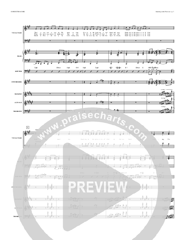 Standing On The Promises Conductor's Score (Todd Billingsley)