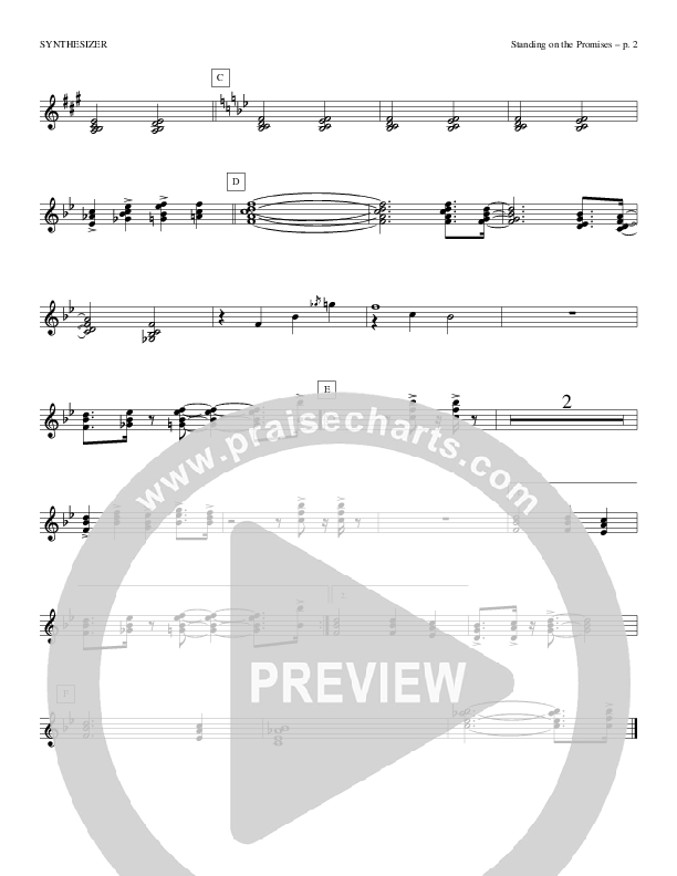 Standing On The Promises Synth (Todd Billingsley)