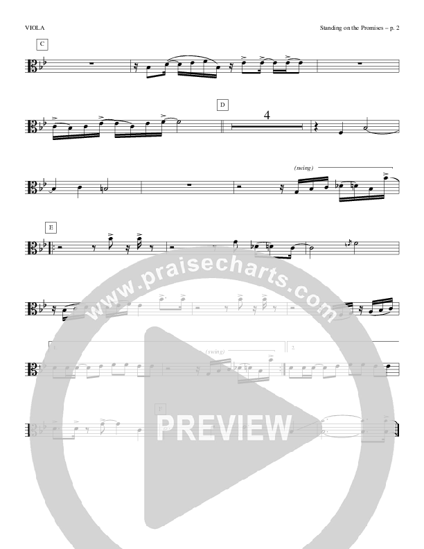 Standing On The Promises Viola (Todd Billingsley)