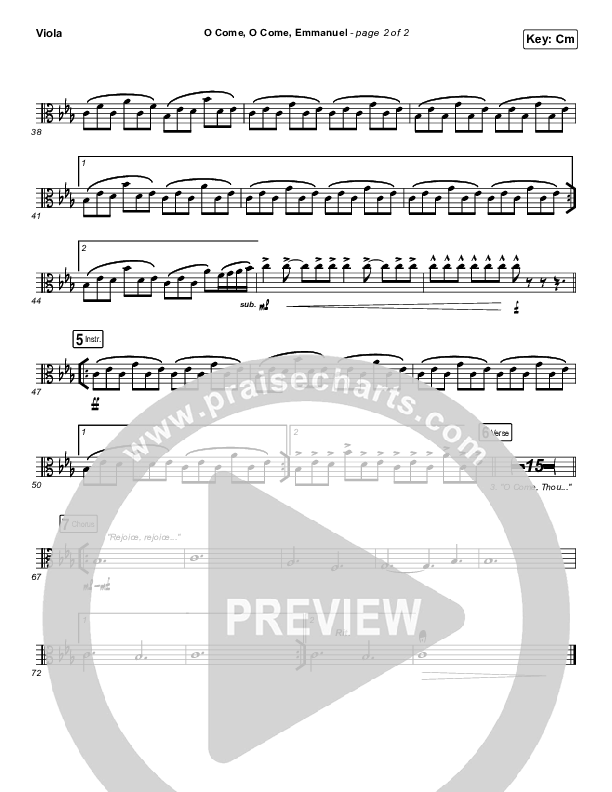 O Come O Come Emmanuel Viola (for KING & COUNTRY)