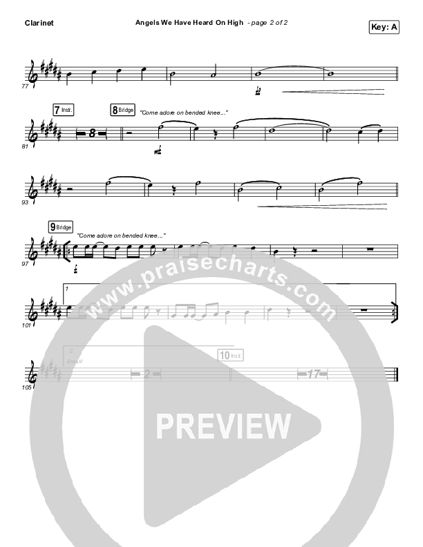 Angels We Have Heard On High Clarinet (for KING & COUNTRY)