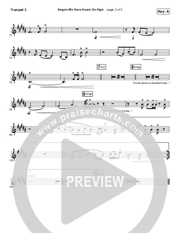 Angels We Have Heard On High Trumpet 3 (for KING & COUNTRY)