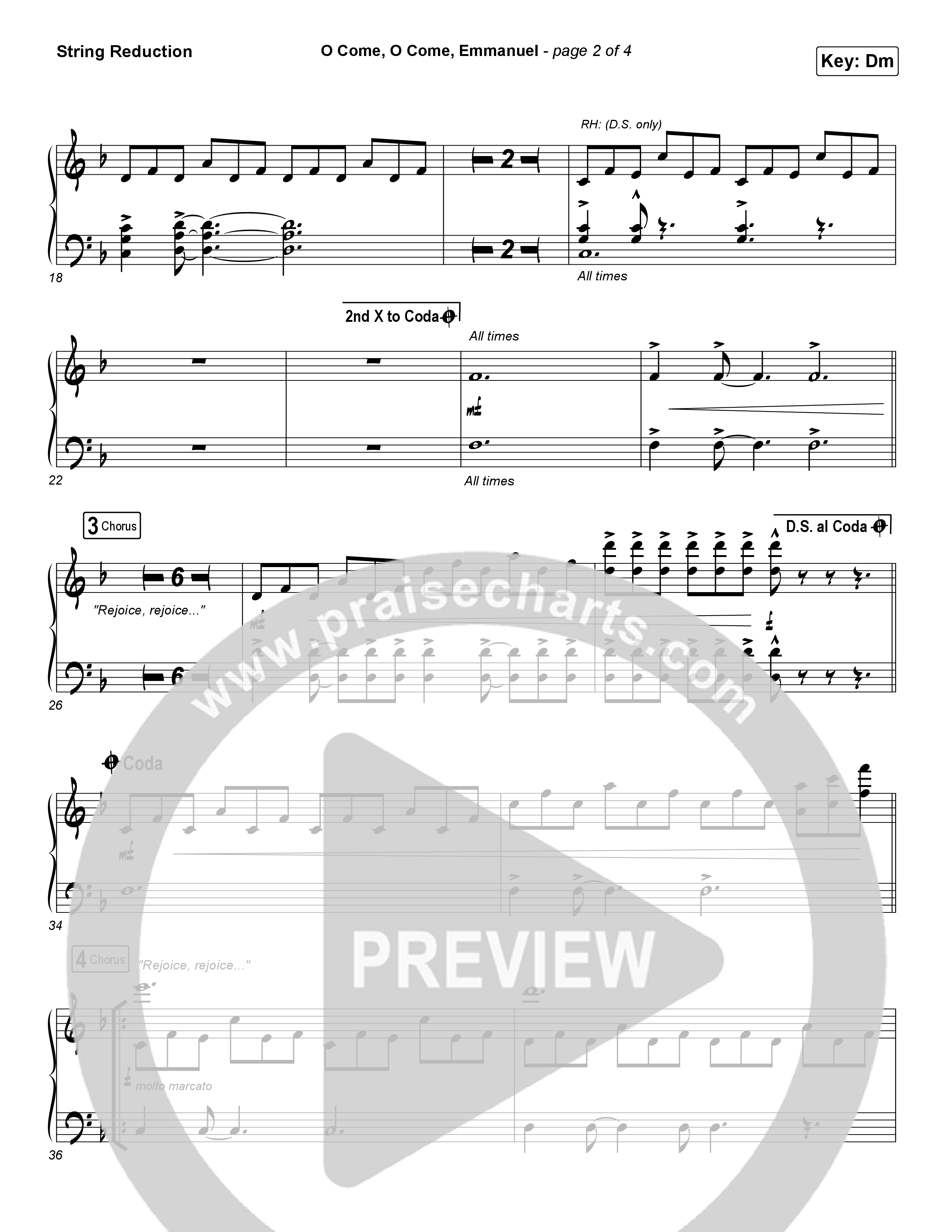 O Come O Come Emmanuel String Reduction (for KING & COUNTRY)