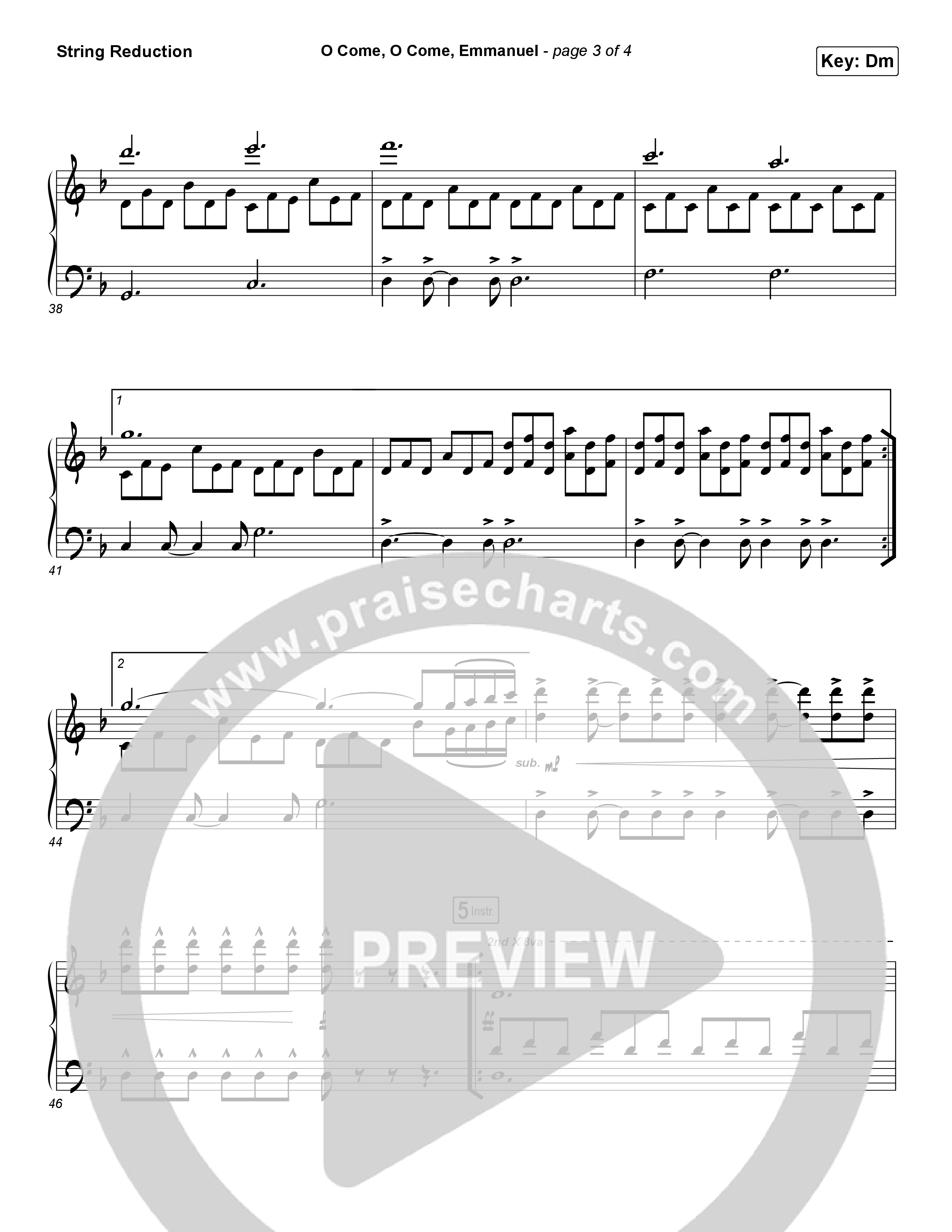 O Come O Come Emmanuel String Reduction (for KING & COUNTRY)