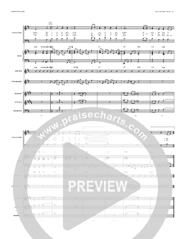 This Is My Father's World Orchestration (Todd Billingsley)