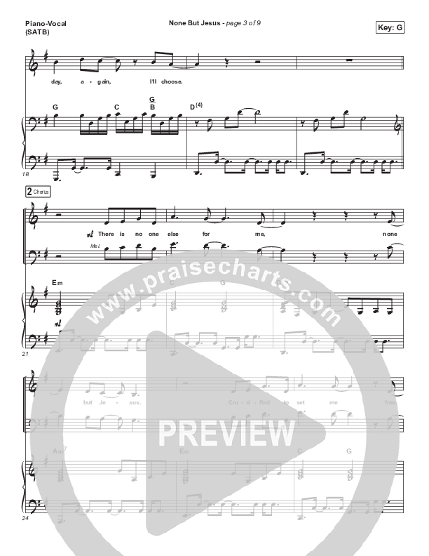 None But Jesus Piano/Vocal Pack (Hillsong UNITED)