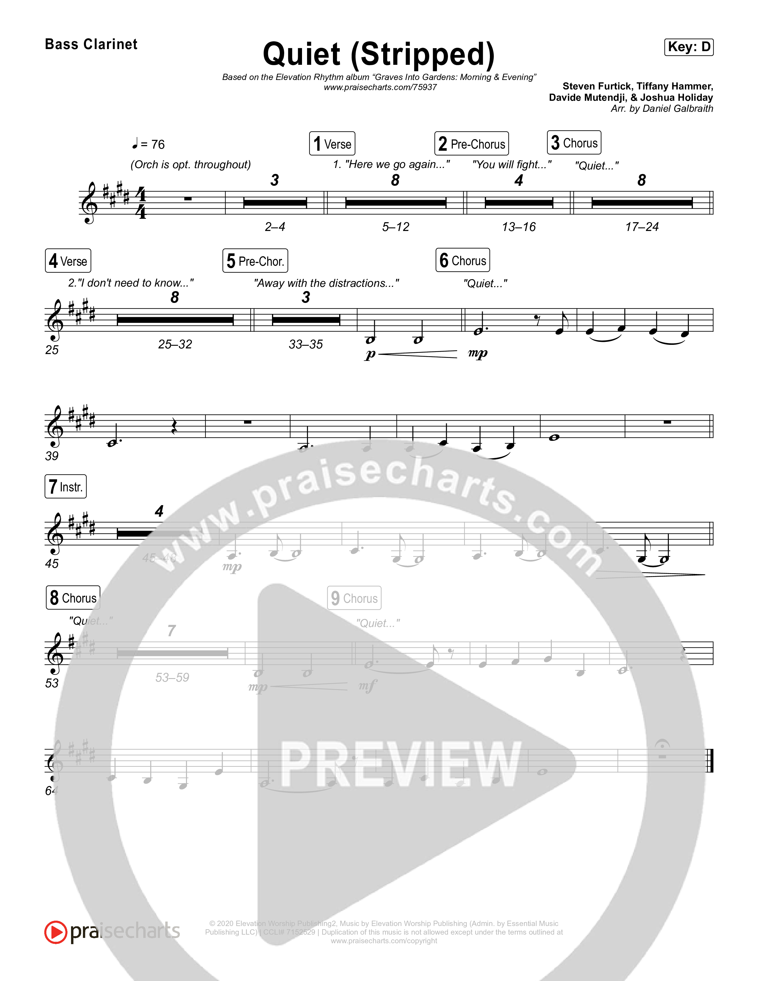 Quiet (Stripped) Bass Clarinet (Elevation Worship / ELEVATION RHYTHM)