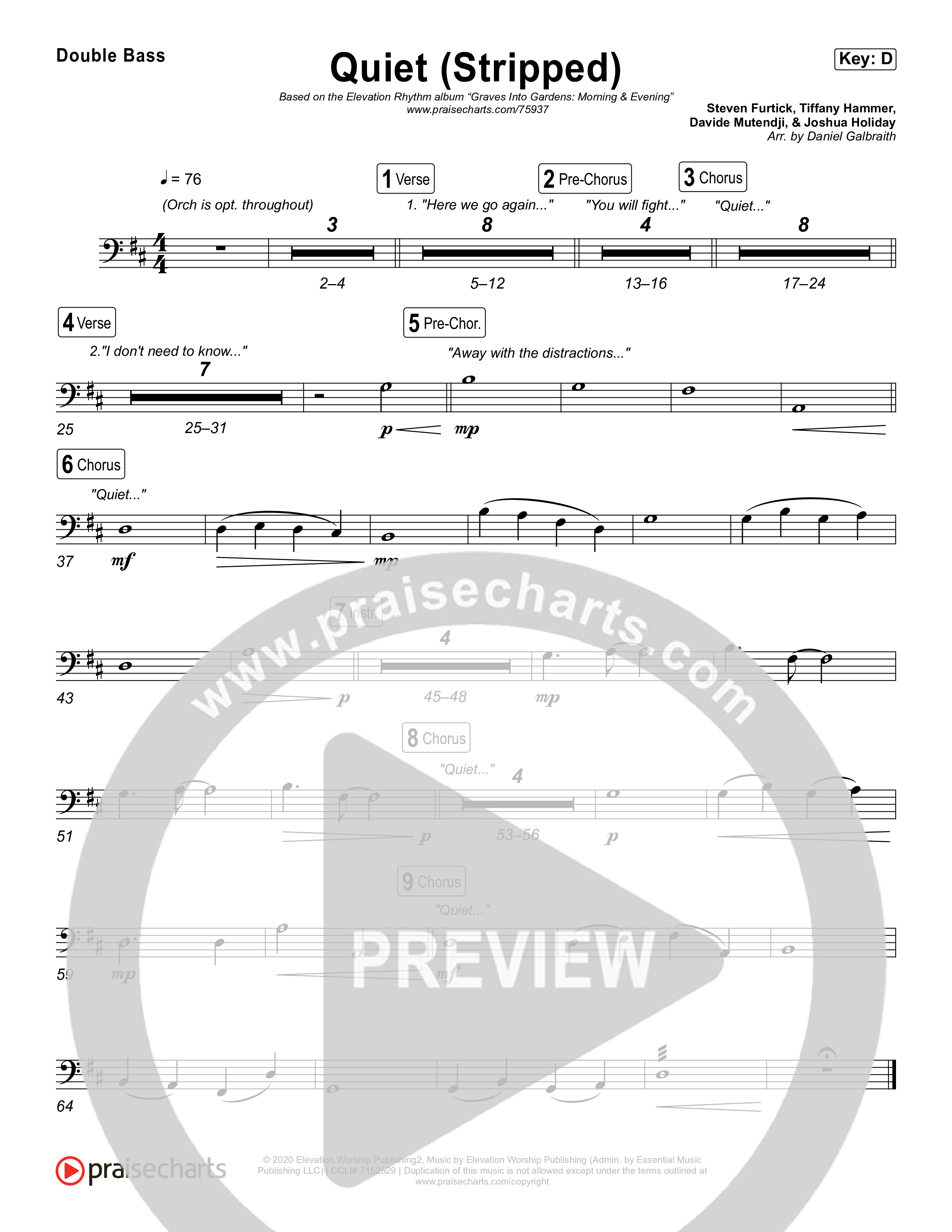 Quiet (Stripped) String Bass (Elevation Worship / ELEVATION RHYTHM)