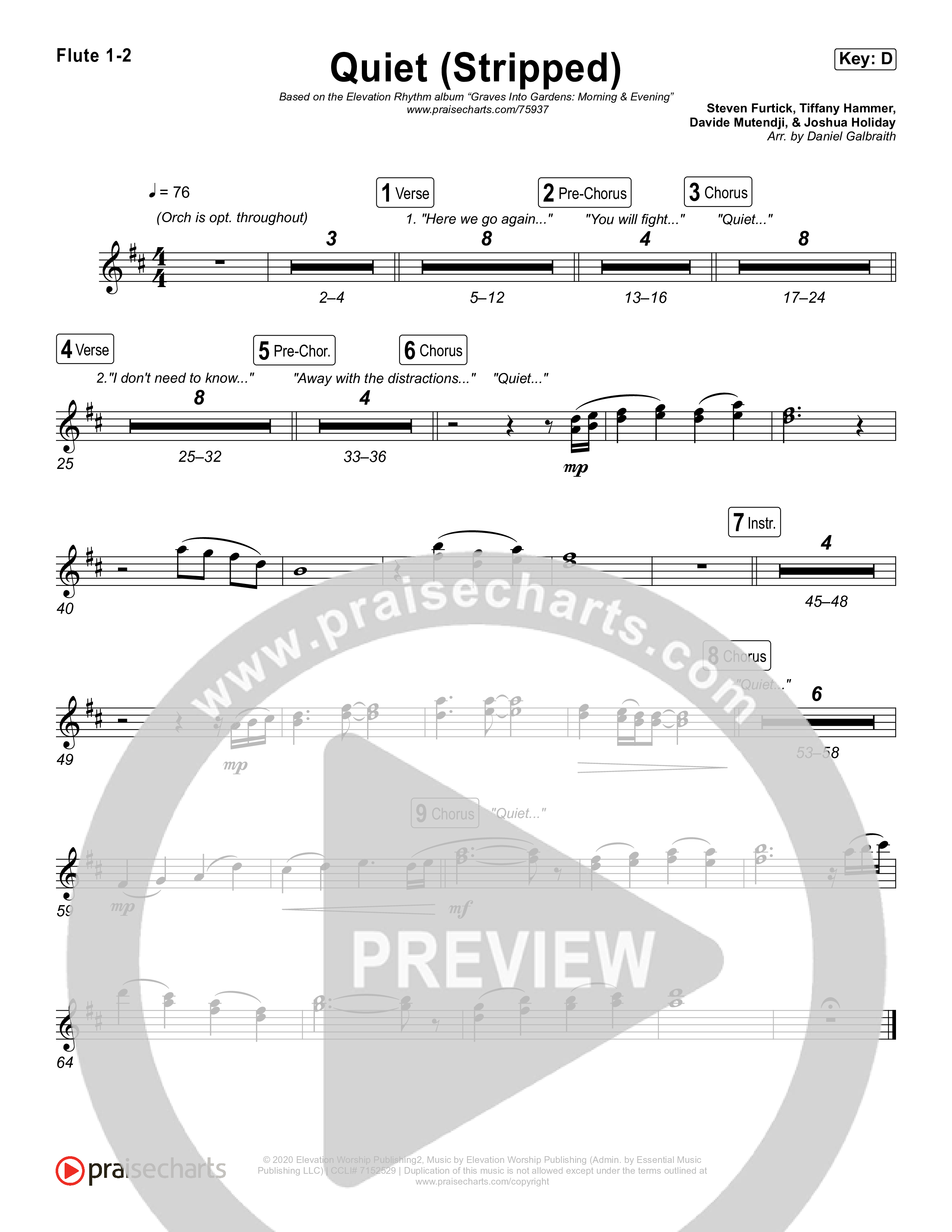 Quiet (Stripped) Wind Pack (Elevation Worship / ELEVATION RHYTHM)