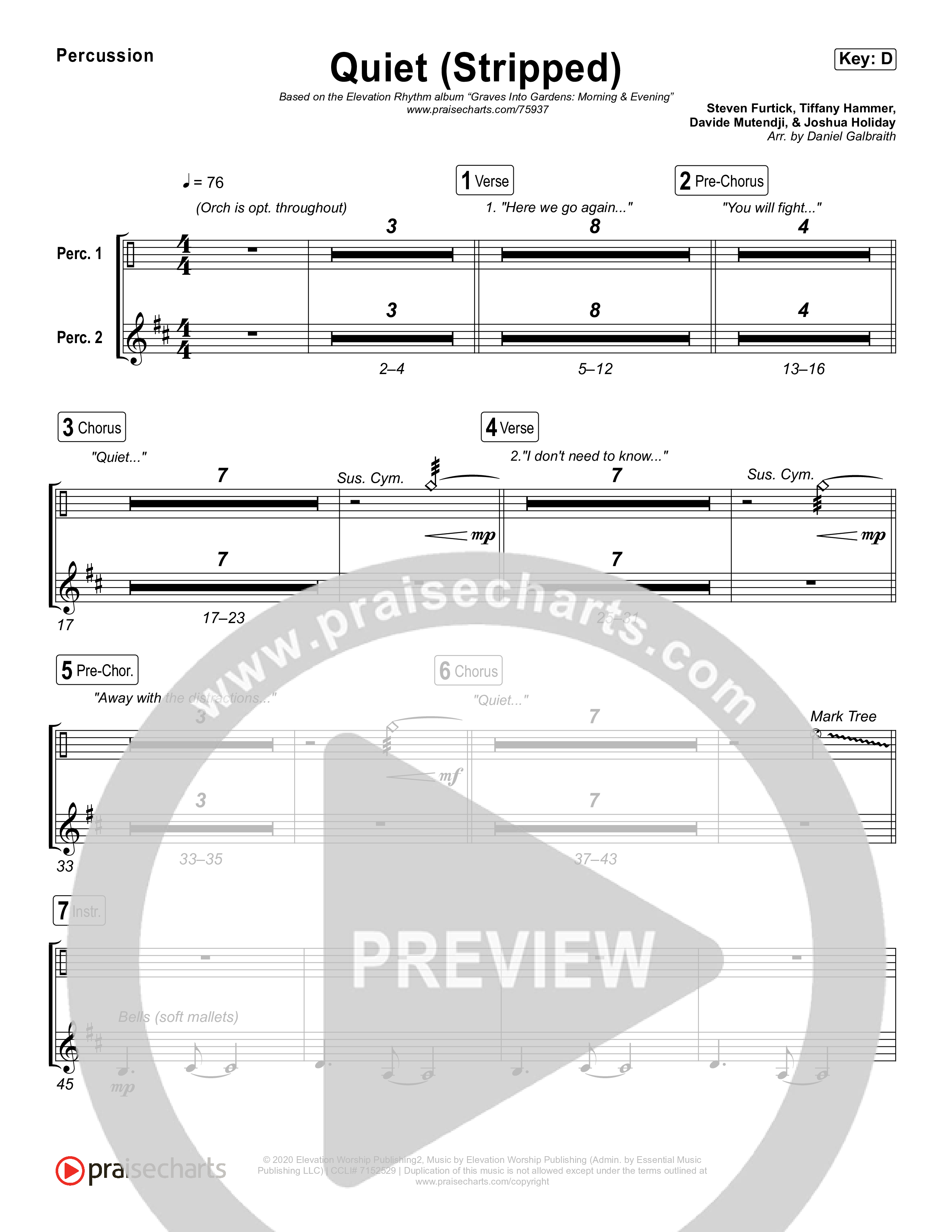 Quiet (Stripped) Percussion (Elevation Worship / ELEVATION RHYTHM)