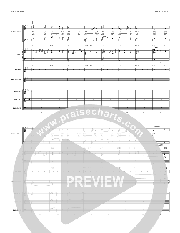 What Child Is This Conductor's Score (Todd Billingsley)
