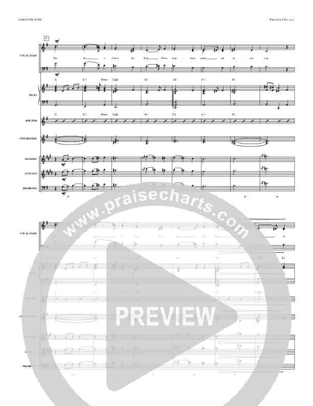 What Child Is This Conductor's Score (Todd Billingsley)