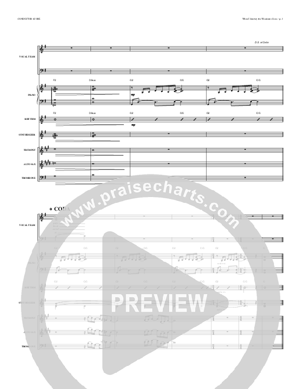 When I Survey The Wondrous Cross Conductor's Score (Todd Billingsley)