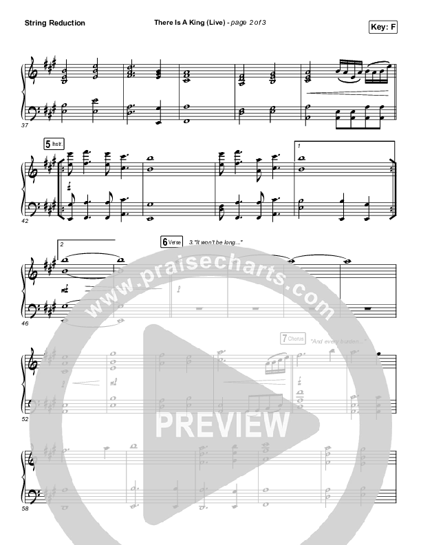 There Is A King (Live) String Reduction (Elevation Worship / Brandon Lake)