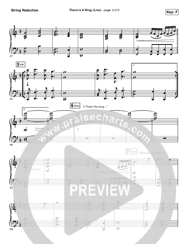 There Is A King (Live) String Pack (Elevation Worship / Brandon Lake)