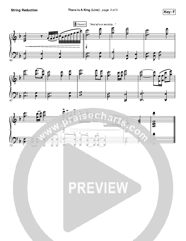 There Is A King (Live) String Pack (Elevation Worship / Brandon Lake)