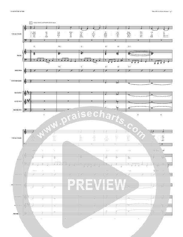 When We All Get To Heaven Orchestration (Todd Billingsley)