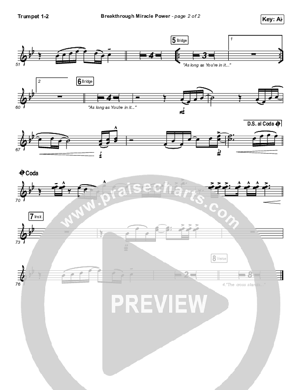 Breakthrough Miracle Power Trumpet 1,2 (Passion / Kristian Stanfill)