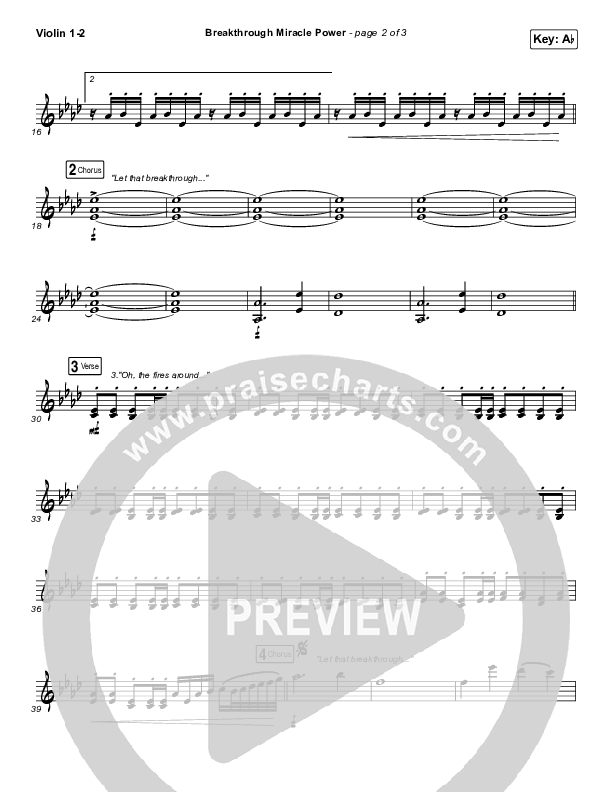 Breakthrough Miracle Power Violin 1/2 (Passion / Kristian Stanfill)