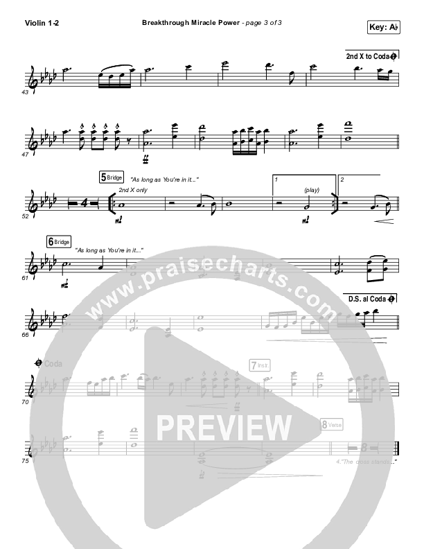 Breakthrough Miracle Power Violin 1/2 (Passion / Kristian Stanfill)