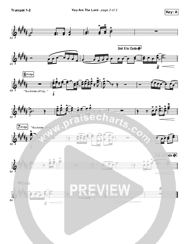 You Are The Lord Trumpet 1,2 (Passion / Brett Younker / Naomi Raine)