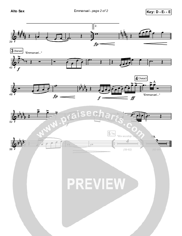 Emmanuel Alto Sax (Norman Hutchins)