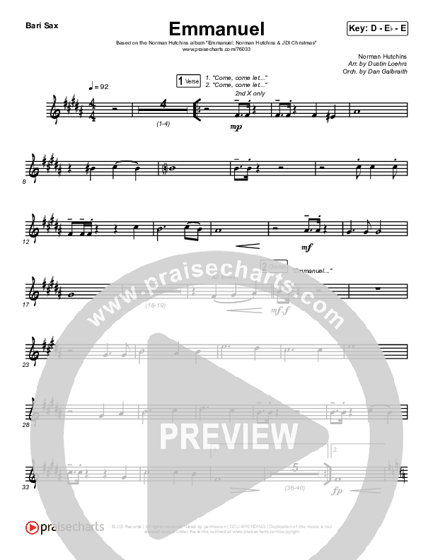 Emmanuel Bari Sax (Norman Hutchins)