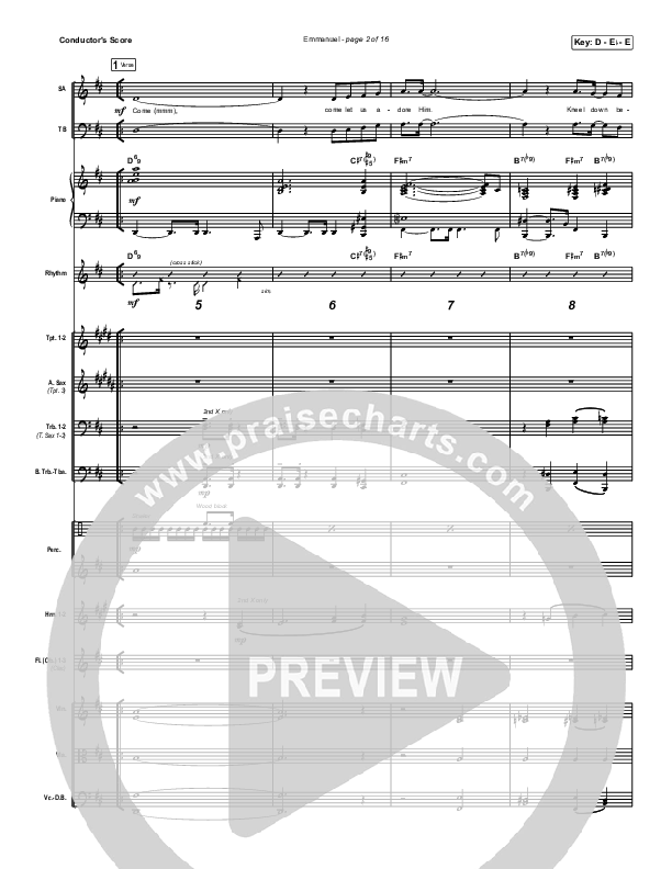 Emmanuel Conductor's Score (Norman Hutchins)