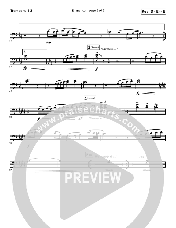 Emmanuel Trombone 1,2 (Norman Hutchins)