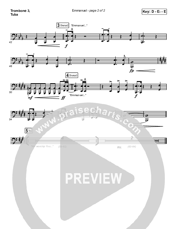 Emmanuel Trombone 3/Tuba (Norman Hutchins)