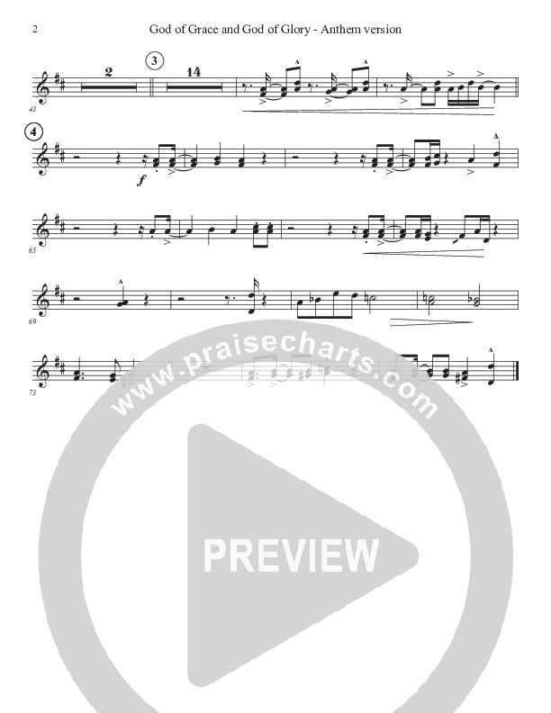 God Of Grace And God Of Glory (Anthem Version) French Horn 1/2 (John Adams)
