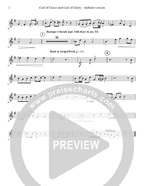 God Of Grace And God Of Glory (Anthem Version) Oboe (John Adams)