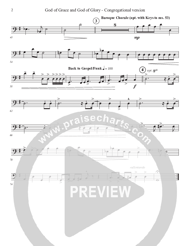 God Of Grace And God Of Glory (Congregational Version) Contrabass (John Adams)