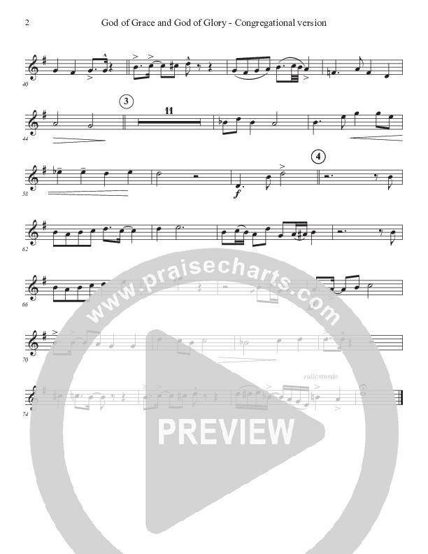 God Of Grace And God Of Glory (Congregational Version) Oboe (John Adams)