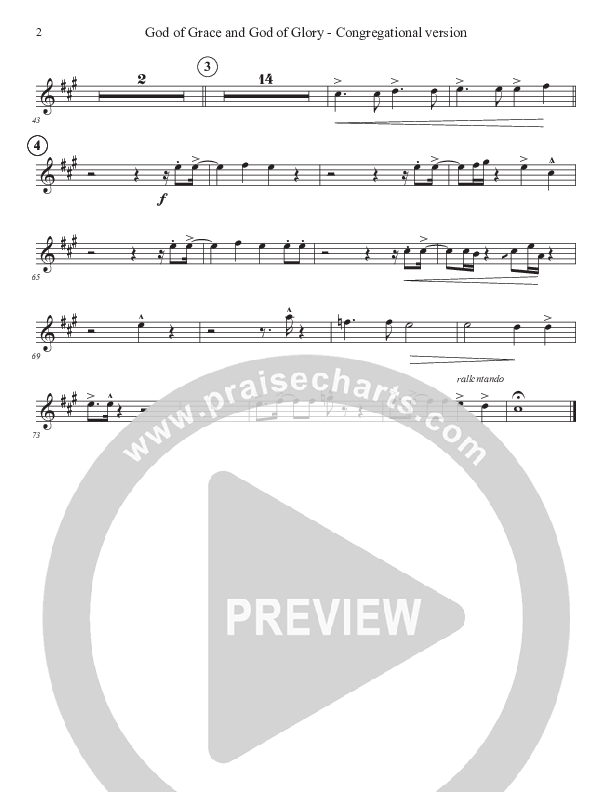 God Of Grace And God Of Glory (Congregational Version) Tenor Sax 1 (John Adams)