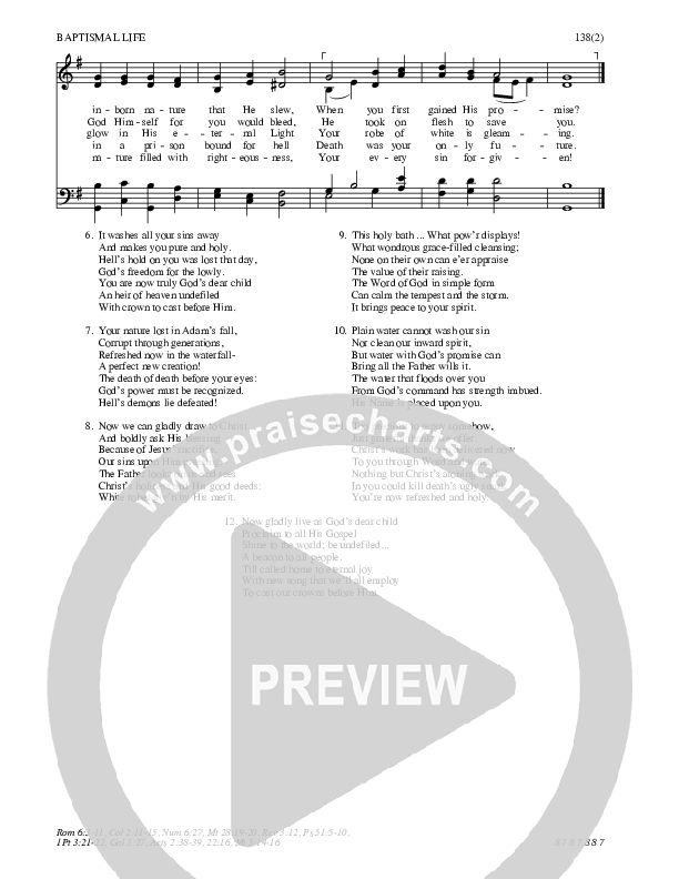 You People Who Now Are Baptized Hymn Sheet (SATB) (Traditional Hymn)