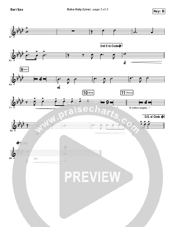 Echo Holy Bari Sax (Red Rocks Worship)