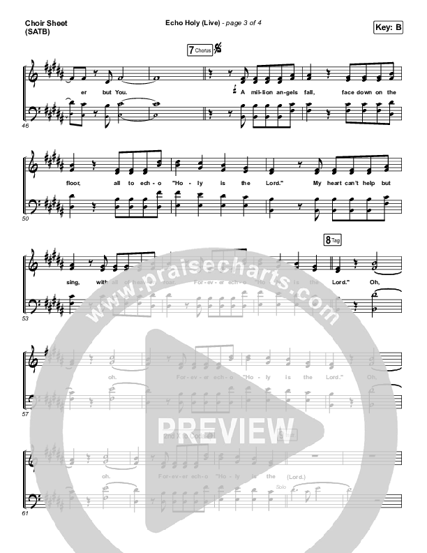 Echo Holy Choir Vocals (SATB) (Red Rocks Worship)