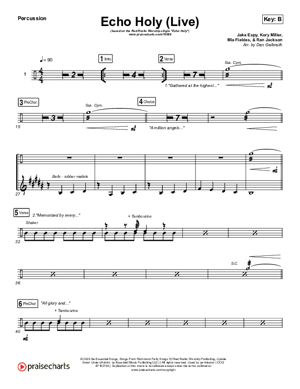 Echo Holy Percussion (Red Rocks Worship)