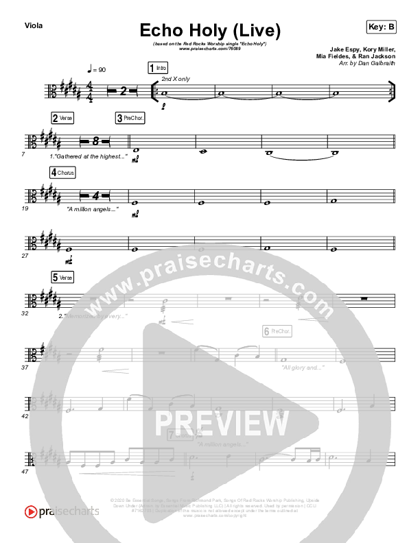 Echo Holy Viola (Red Rocks Worship)