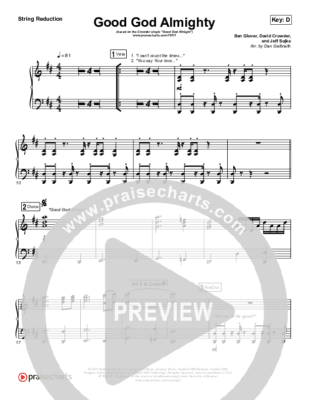 Good God Almighty String Pack (Crowder)