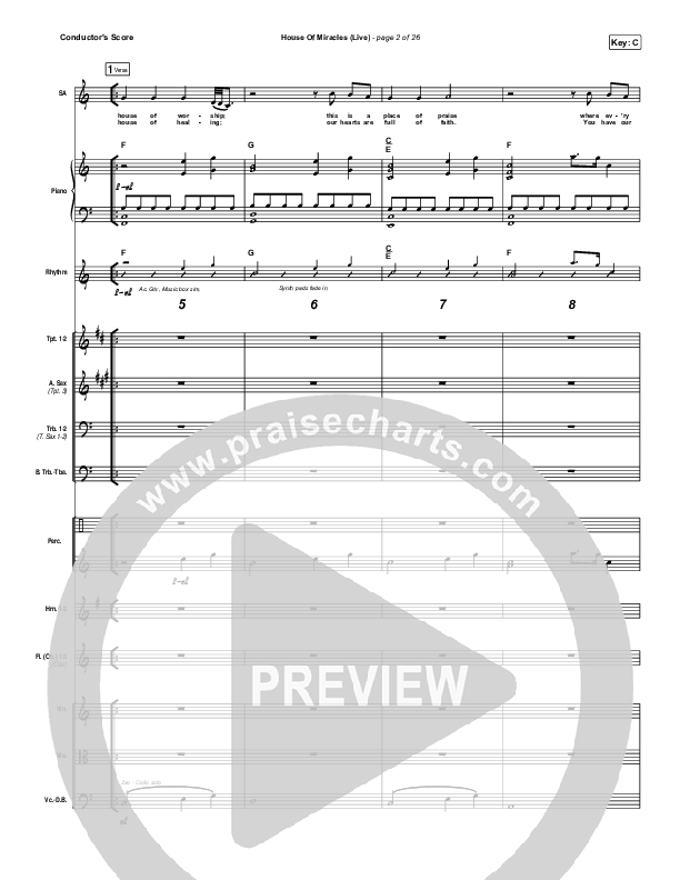 House Of Miracles (Live) Orchestration (Brandon Lake)