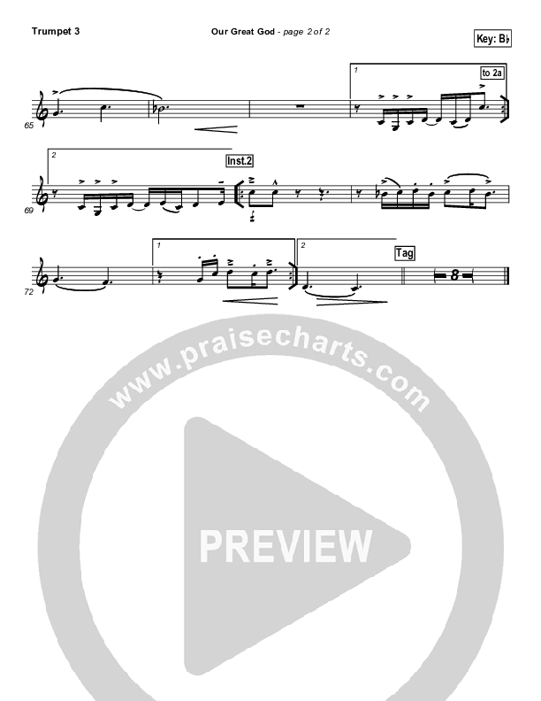 Our Great God Trumpet 3 (Todd Agnew)