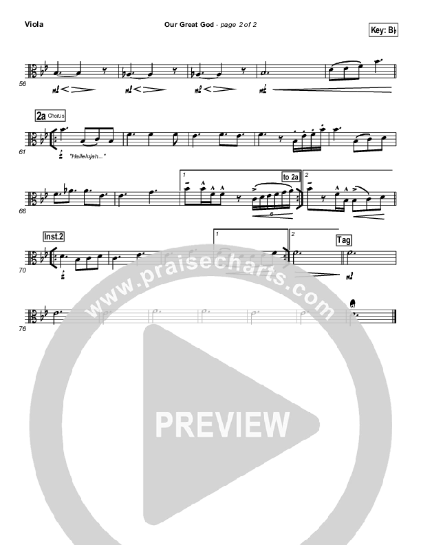 Our Great God Viola (Todd Agnew)