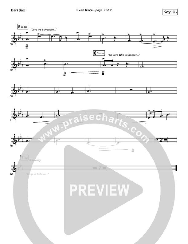 Even More Bari Sax (Cross Point Music / Cheryl Stark)