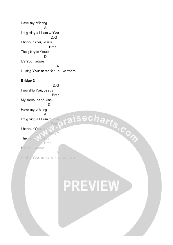 Close Chord Chart (Equippers Revolution)