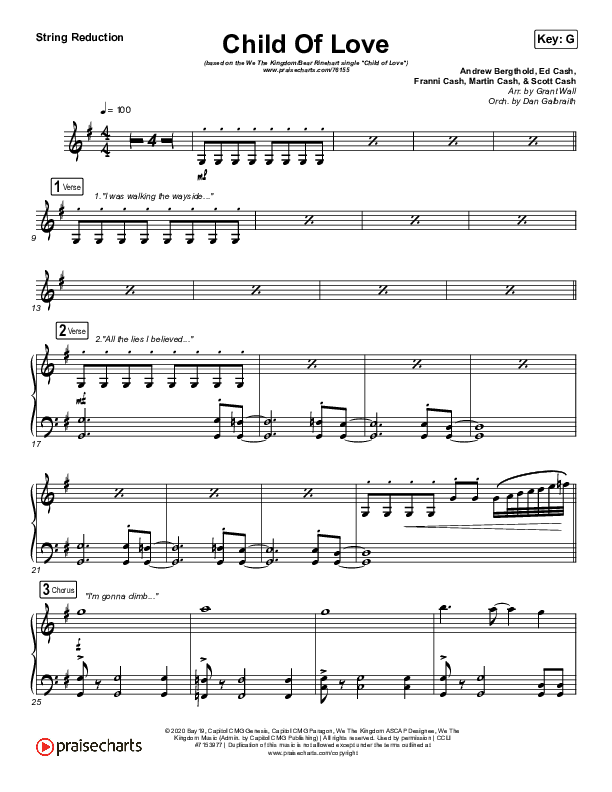 Child Of Love Synth Strings (We The Kingdom / Bear Rinehart)