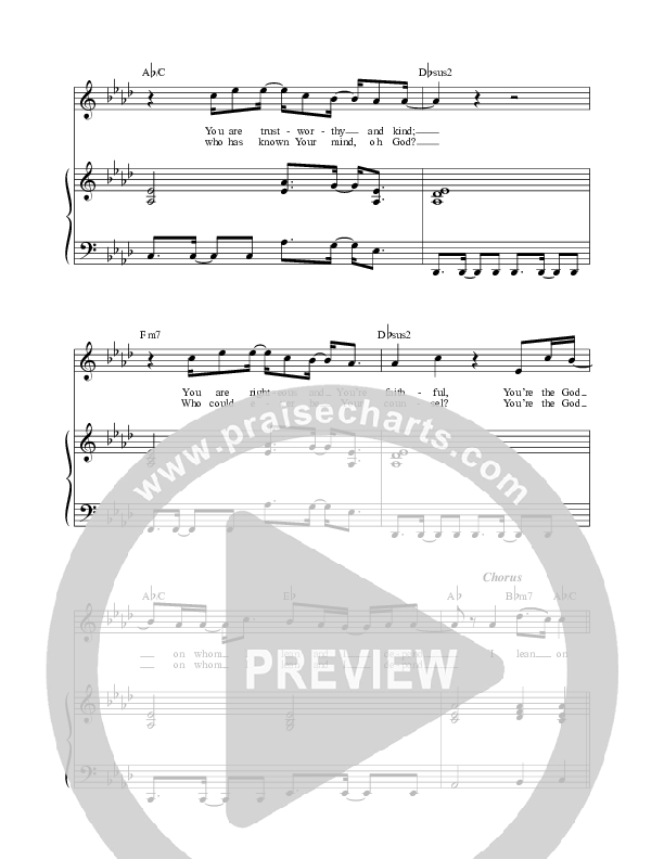 Lead And Depend Piano/Vocal (New Wine Worship)